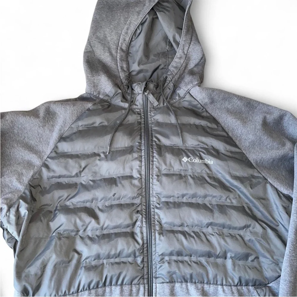 Grey Columbia Sportswear Zip-Up Hoodie Size Large